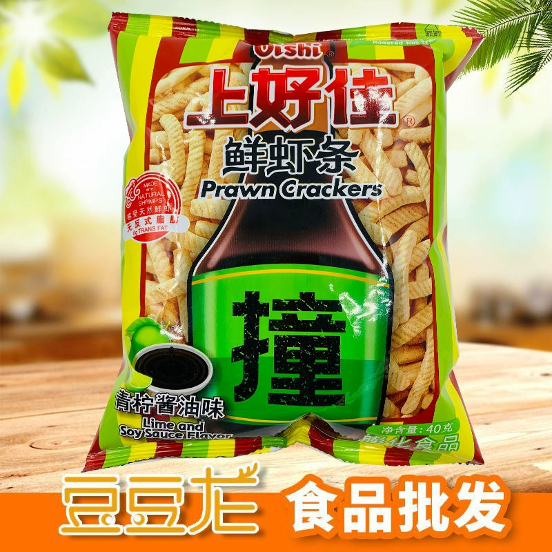 上好佳   鲜虾条辣味40g