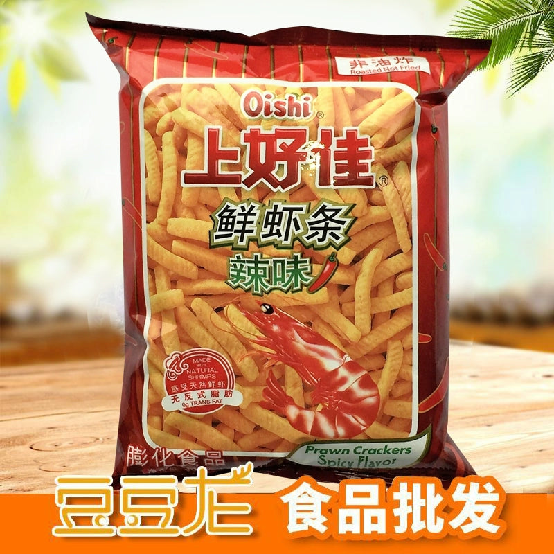 上好佳   鲜虾条辣味40g