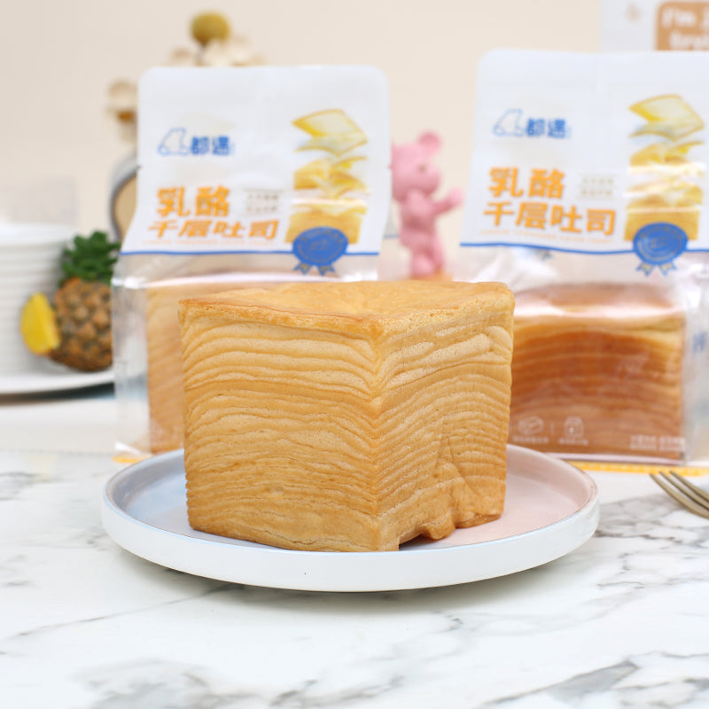 都遇  乳酪千层吐司面包2kg