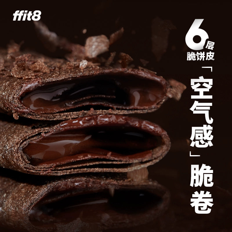 FFIT8蛋白夹心卷 6包装 黑巧克力味120g